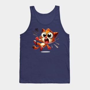 Shocked Cat Tank Top